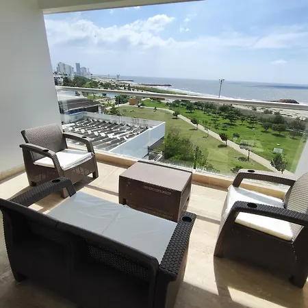 Hermosa Apartasuite Con Vista Y Salida Al Mar Apartamento